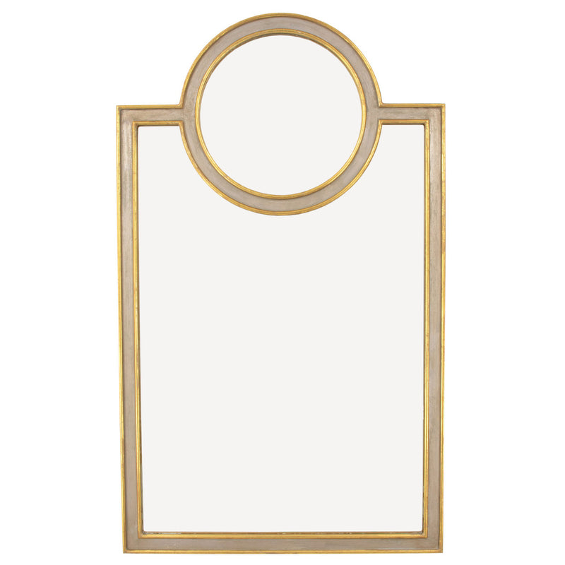 Round in Rectangle Wall Mirror