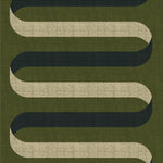 Mitchell Black Folding RIbbon Wallpaper