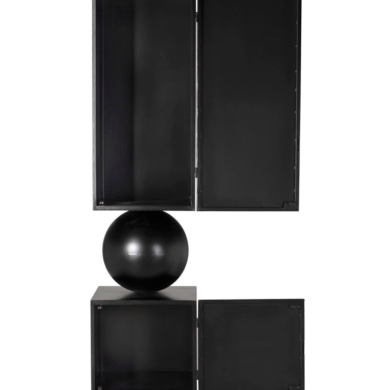 Noir Pillar Cabinet