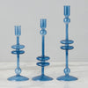 Etu Home Glass Candlestick Set of 2