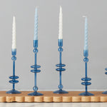 Etu Home Glass Candlestick Set of 2