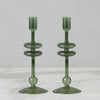 Etu Home Glass Candlestick Set of 2