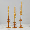 Etu Home Glass Candlestick Set of 2