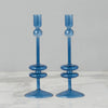 Etu Home Glass Candlestick Set of 2