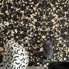 Mitchell Black Golden Splatter Wallpaper