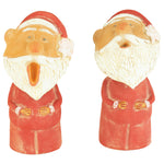 Caroling Santa Figurine Set of 2