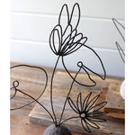 Wire Lake Plant Tabletop Accent Set of 2