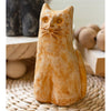 Clay Cat Figurine Set of 2