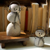 River Rock Snowmen Set of 2