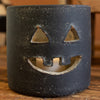 Black Clay Jack-O-Lantern Set of 6