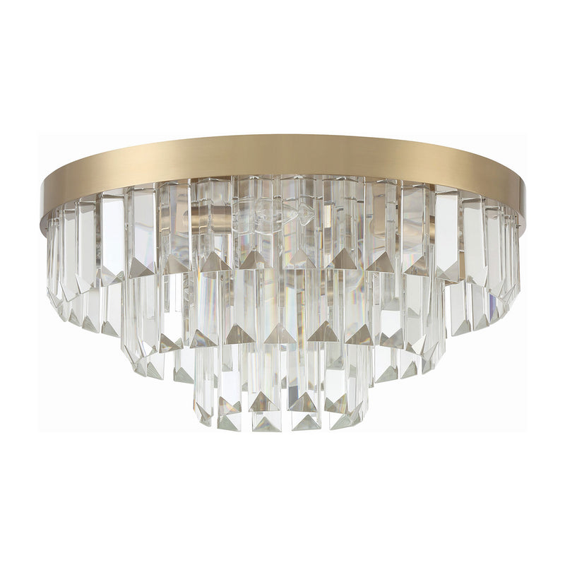 Crystorama Hayes 8-Light Flush Ceiling Mount