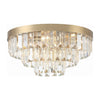 Crystorama Hayes 8-Light Flush Ceiling Mount