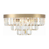 Crystorama Hayes 8-Light Flush Ceiling Mount