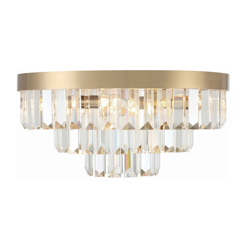 Crystorama Hayes 8-Light Flush Ceiling Mount