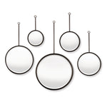 Maison Noir Pendulum Mirror Set of 5