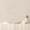 Tempaper & Co Faux Horizontal Grasscloth Peel & Stick Wallpaper