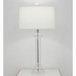 Round Crystal Table Lamp