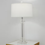 Round Crystal Table Lamp