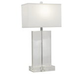 Rectangular Crystal Table Lamp