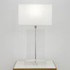 Rectangular Crystal Table Lamp