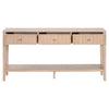 Highland 3 Drawer Console Table