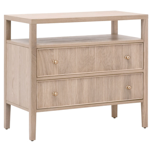 Highland 2 Drawer Open Nightstand Set of 2