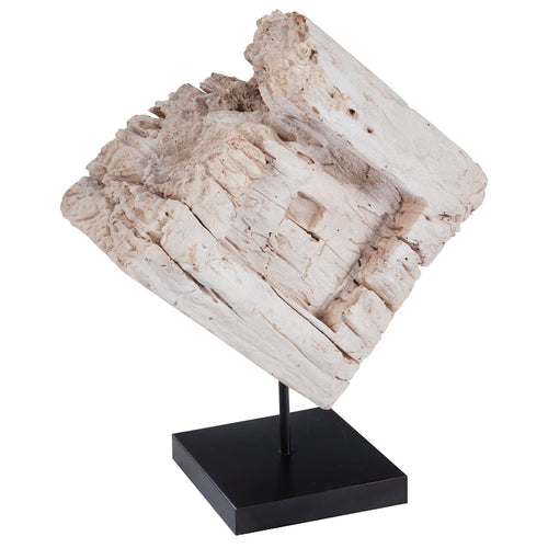 Phillips Collection Eroded Wood Block on Stand