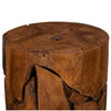 Phillips Collection Teak Chunk Stool