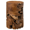 Phillips Collection Teak Chunk Side Table