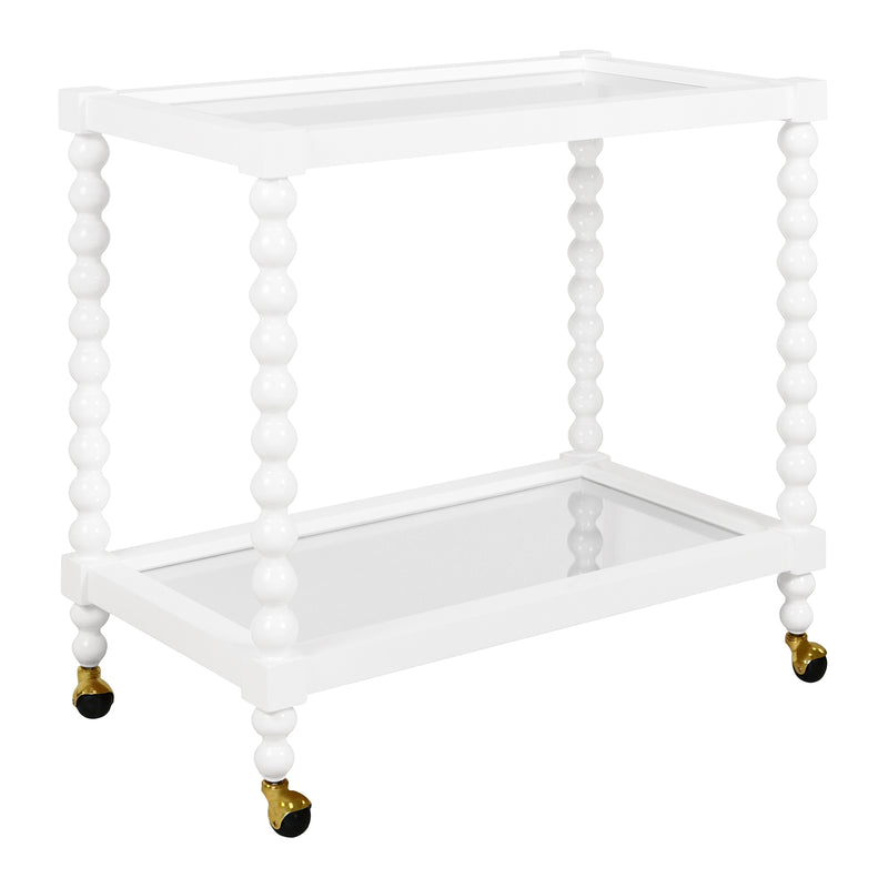 Worlds Away Isadore Bar Cart