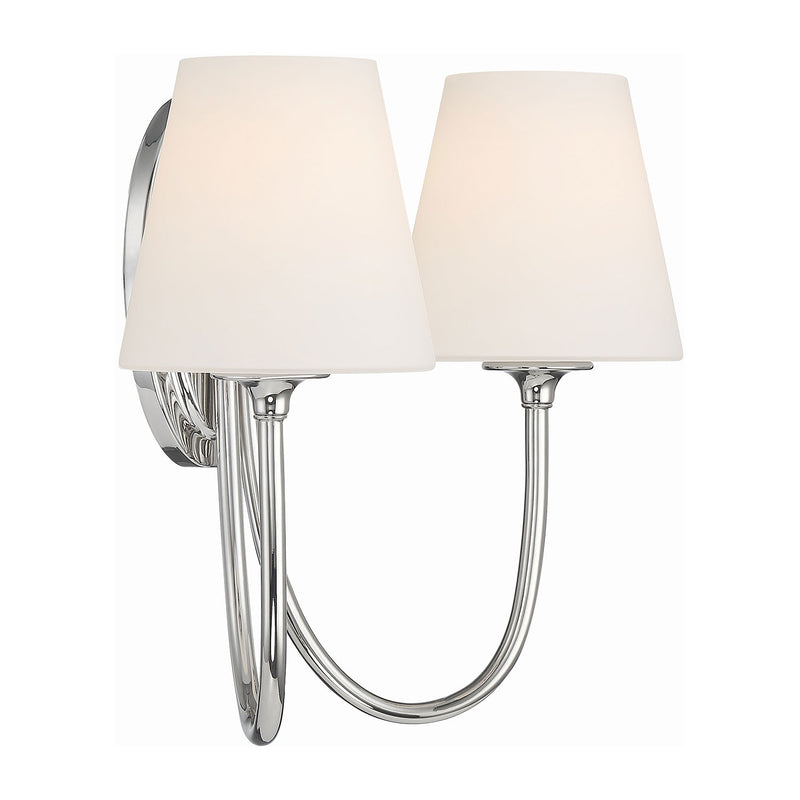 Crystorama Juno 2-Light Wall Sconce