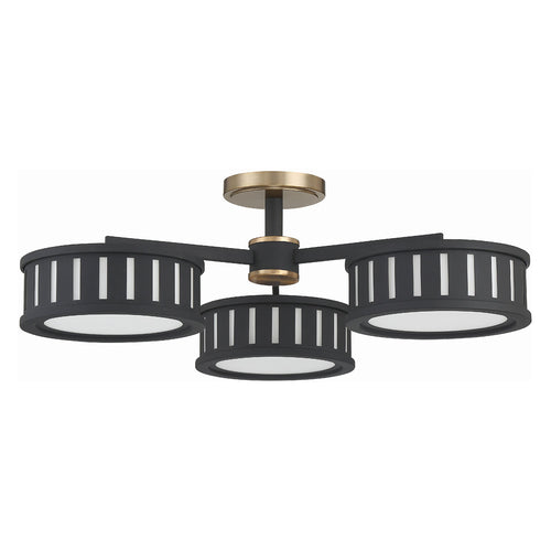 Crystorama Kendal Semi Flush Ceiling Mount