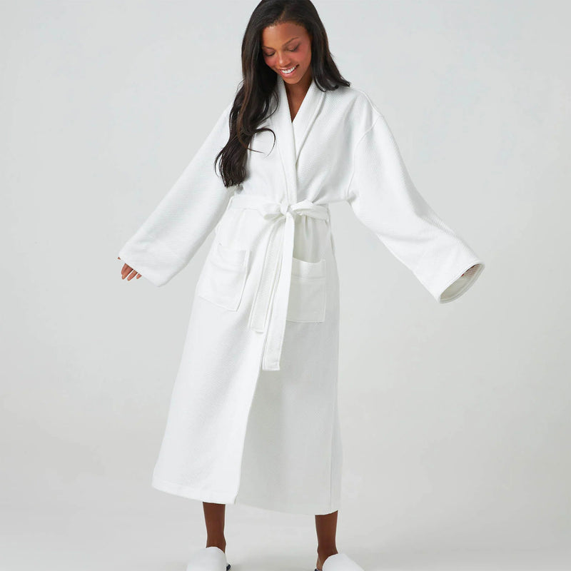 Kashwere Lani Diamond Knit Robe