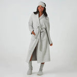 Kashwere Malibu Heathered Robe & Eye Mask Set