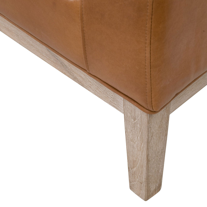 Keaton Leather Upholstered Bench