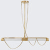 Noz Nozawa x Corbett Lighting Lariat Linear Chandelier