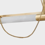 Noz Nozawa x Corbett Lighting Lariat Linear Chandelier