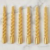 Etu Home Twisted Taper Candles Set of 6