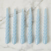 Etu Home Twisted Taper Candles Set of 6