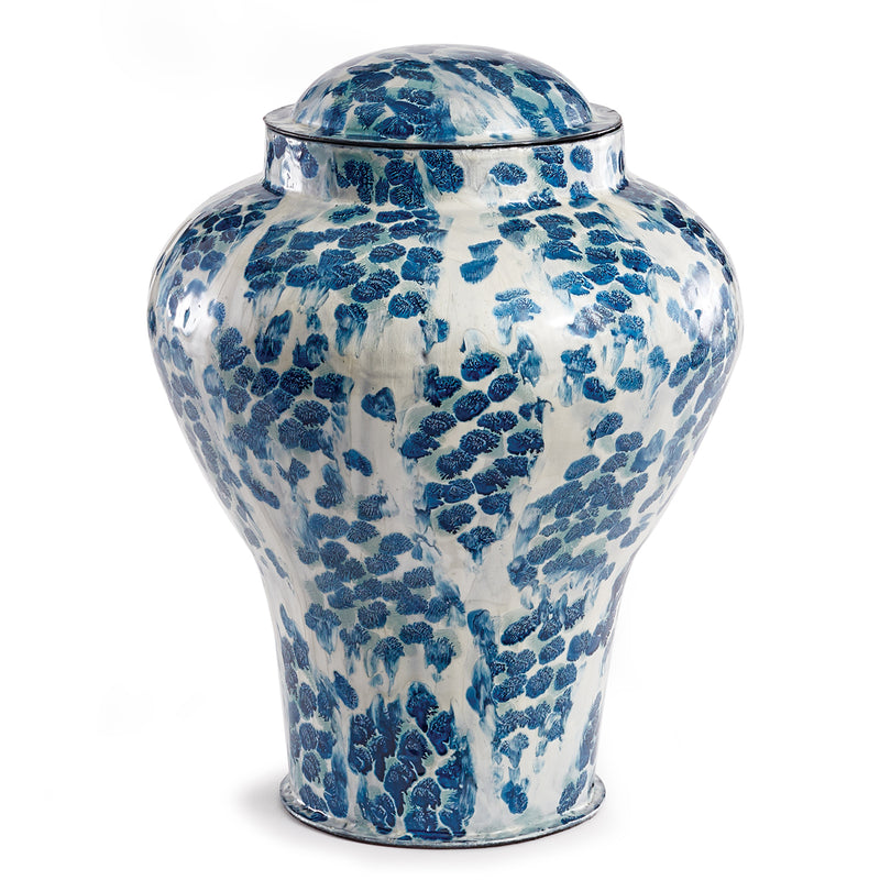 Floret Lidded Urn