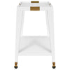 Worlds Away Linus Bar Cart