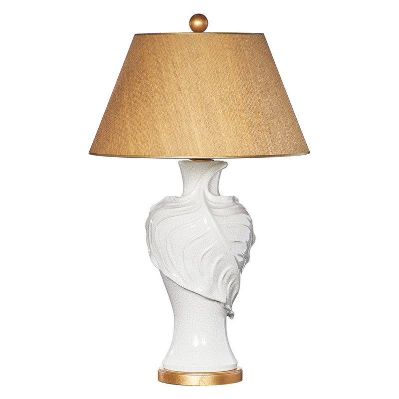 Bradburn Home Blanc Flowing Leaf Couture Table Lamp