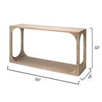 Keller Openwork Console Table