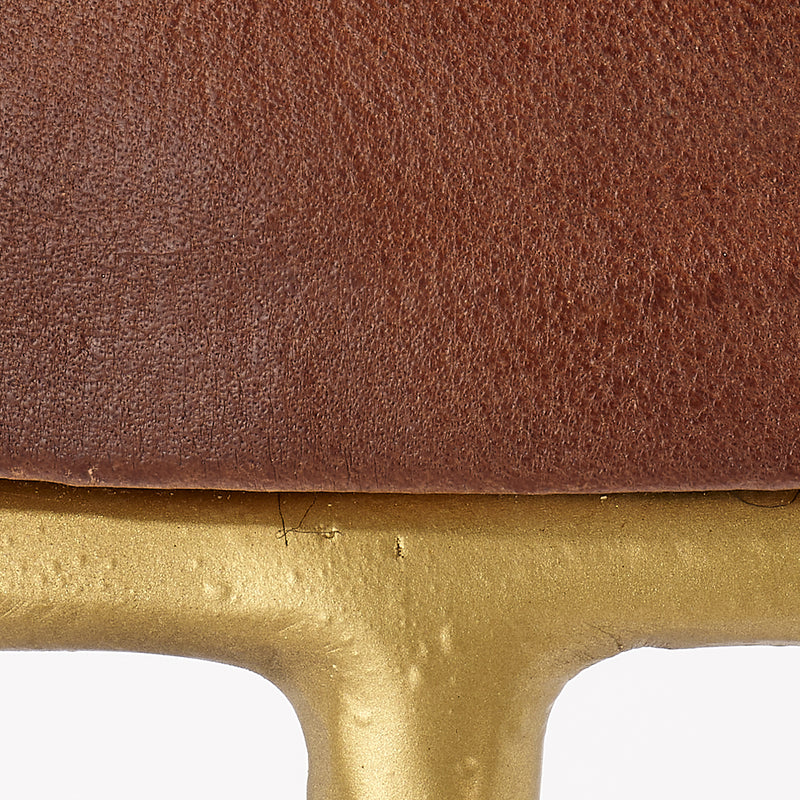 Cavill Round Leather Bar Stool