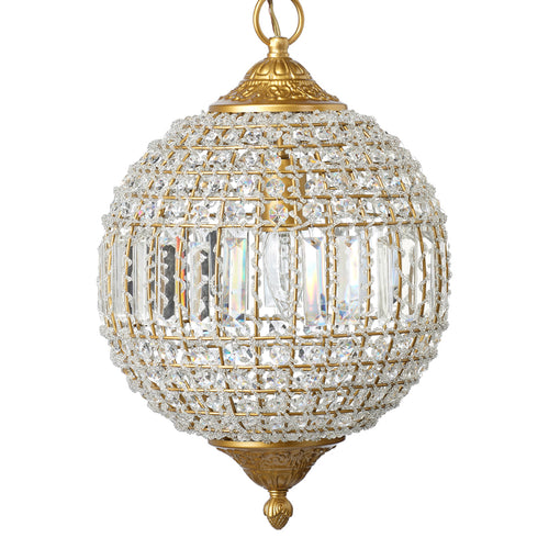 Almada Crystal Orb Pendant