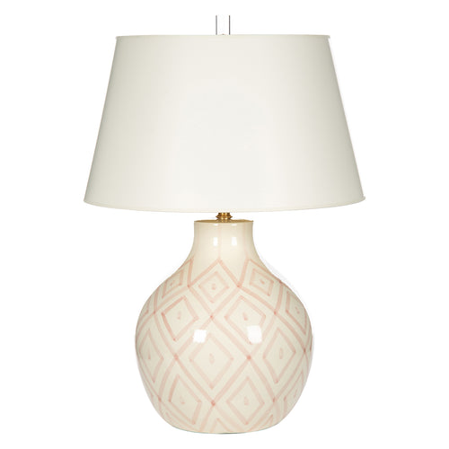 Bradburn Home Pink Prisim Table Lamp