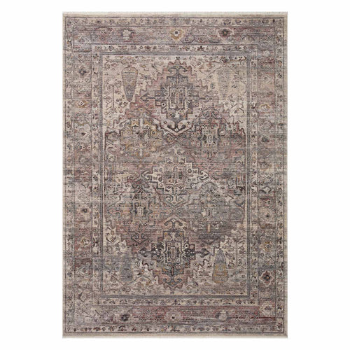 Loloi Lyra Sunset/Silver Power Loomed Rug