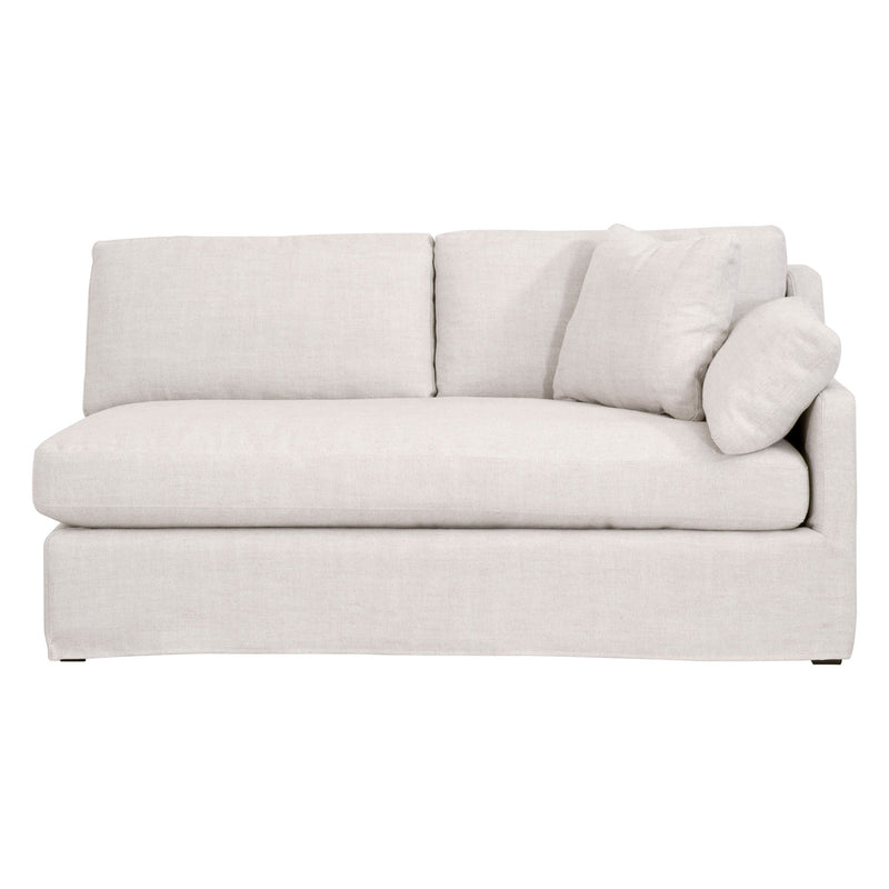 Lena Modular Slipcover 2-Seat Right Slope Arm Sofa