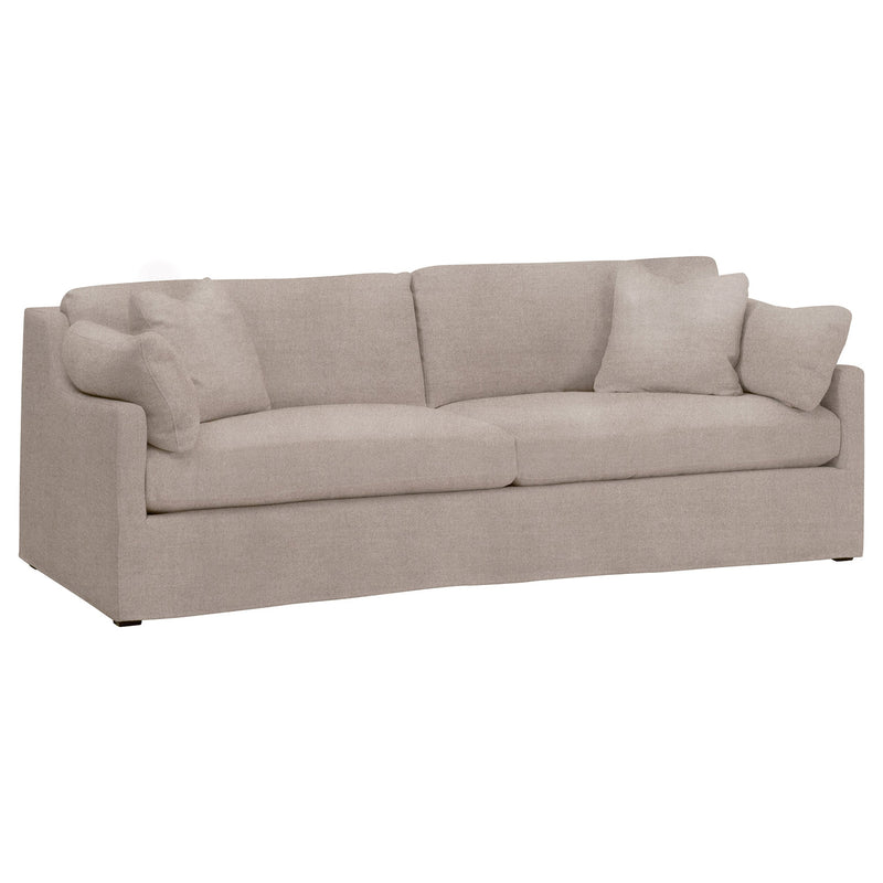 Lena 95in Slope Arm Slipcover Sofa