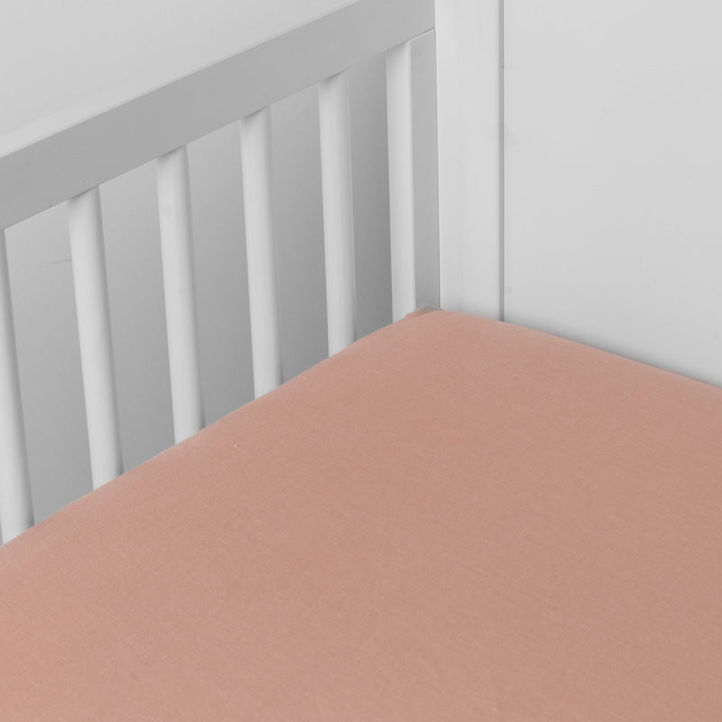 Bella Notte Linen Crib Sheet